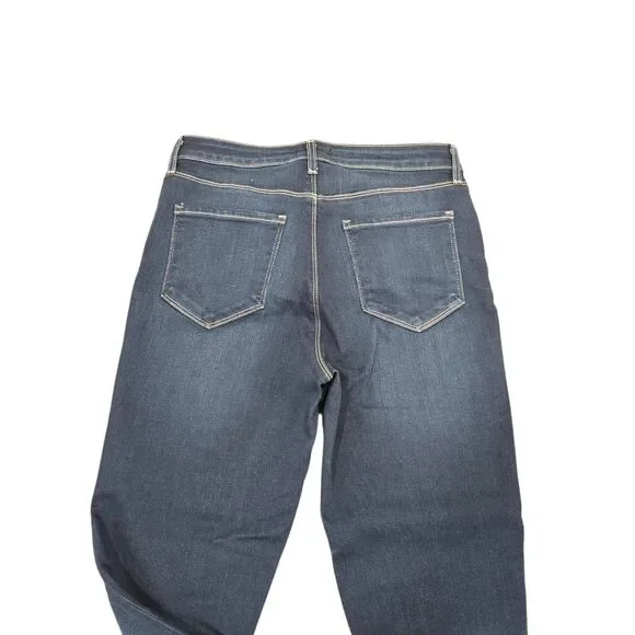 L'Agence Womens Margot High Rise Skinny Jeans Venus Blue Denim Cropped Size 29